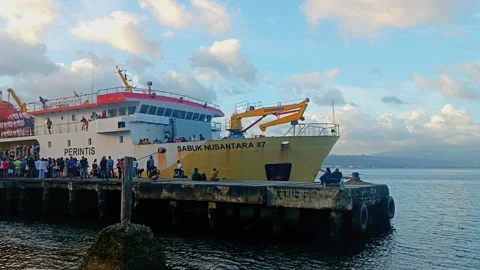 Passenger ship Stock Footage 248898605