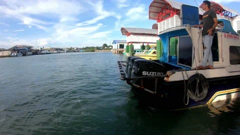 Passenger speedboat Stock Footage 238071724