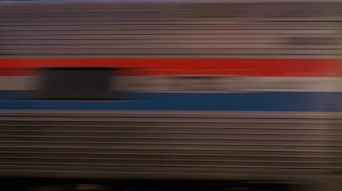Passenger train BG022 HD Stock Footage 591700