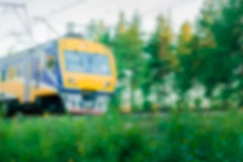 Passenger train - blurred image 스톡 사진