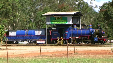 Passenger train  Stock Footage 755861