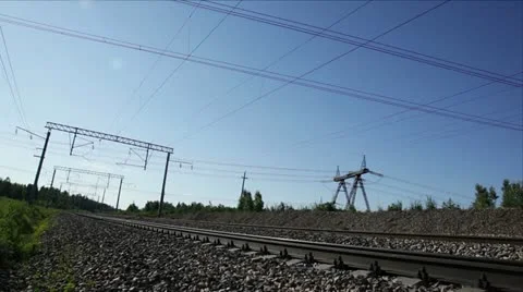 Passenger Train Stock Footage 22184117