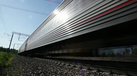 Passenger Train Stock Footage 22184124