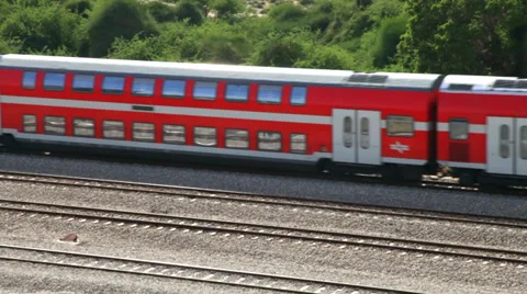 Passenger train Stock Footage 39487191