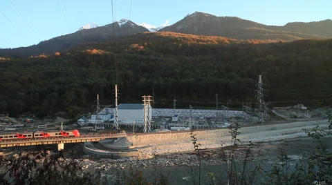 Passenger train Stock Footage 44227226