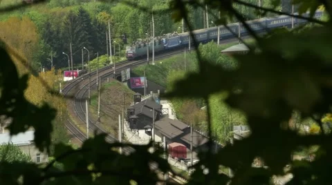 Passenger Train 스톡 동영상 63148195