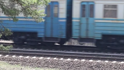 Passenger train. Stock Footage 196176268