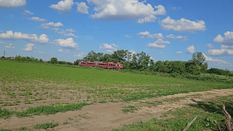 Passenger train Stock Footage 310190918