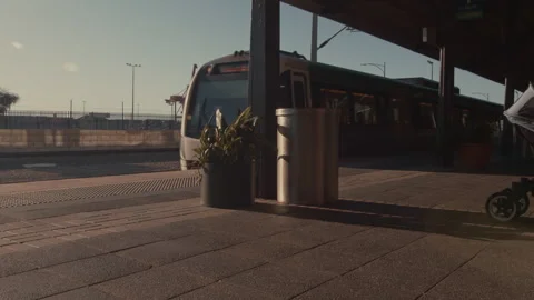 Passenger train in Perth, Australia Video stock 242283497