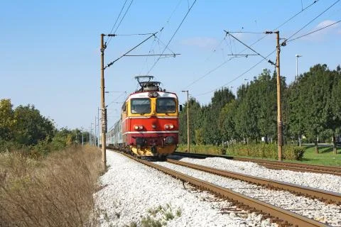 Passenger train Stock Photos