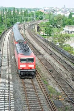 Passenger train Stock Photos