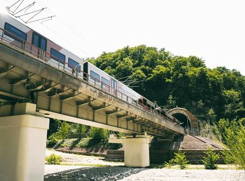 Passenger train 스톡 사진