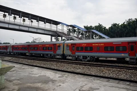 Passenger train Stock Photos