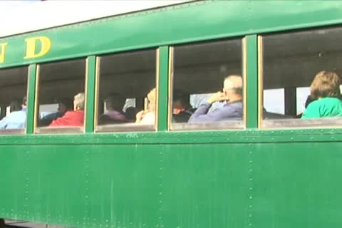 Passenger Train Pulling out of Station 動画素材 10712733