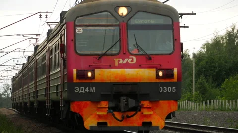 Passenger train rides Video stock 201030473