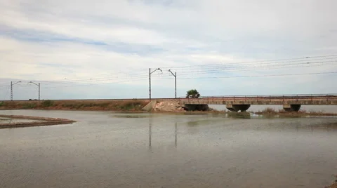 Passenger train in Spain Видео 51233017