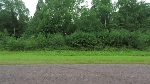 Passenger View of a Ride along an Unpaved Road Video stock 79711341