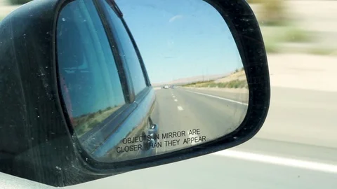 Passenger window  view while driving Stock Footage 115307540