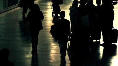 Passengers and baggage 2 Stock Footage 44243803