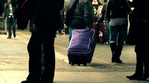 Passengers and baggage Vídeos de archivo 44206514