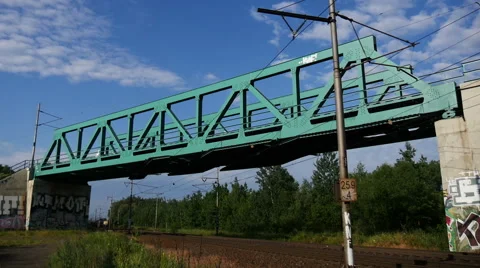 Passengers and Cargo Trains Stock Footage 51340907
