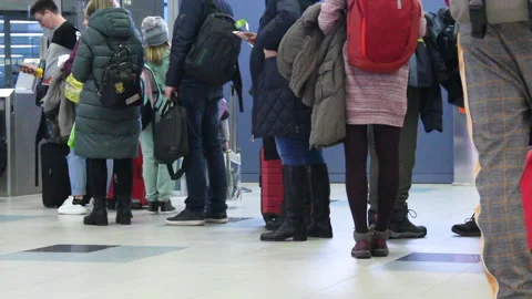 Passengers are boarding Stock Footage 101885906