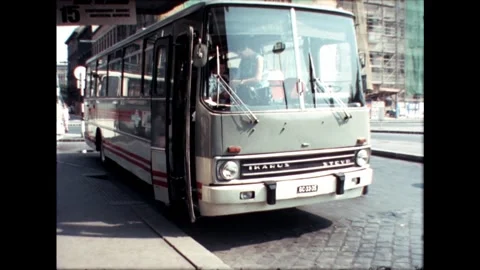 Passengers Entering Bus Stock Footage 278409996