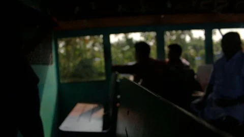 Passengers on a ferrie Stock Footage 95872819