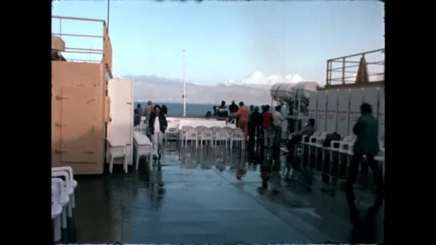 Passengers on Ferry Stock Footage 278167468