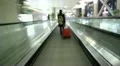 passengers hurrying in the Shanghai airport, China. time lapse HD Footage
