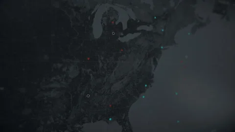 Passengers Plane Jet Detection Technology During Crime Prevention Mission Stock Footage 198892400