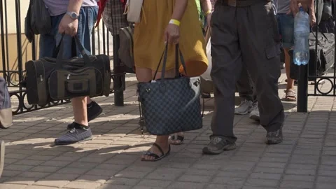 Passengers at the station 스톡 동영상 221790784