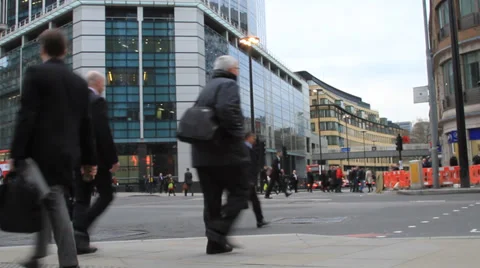 Passers by Stock Footage 38459399