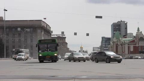 Passers Sibera Winter Video stock 119926466