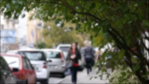 Passersby2 Video stock 76954784