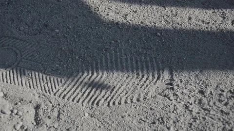 Passes man leaving a trail Stock Footage 95247484
