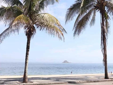 PASSING BEACH SHOT FROM CAR 스톡 동영상 78244787