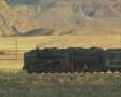 Passing black steam train SD Footage