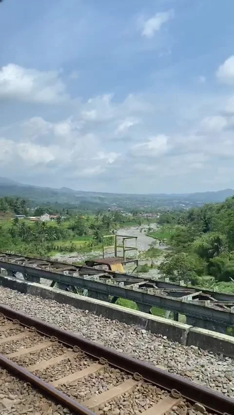 Passing the bridge with my train Stock Footage 220202155