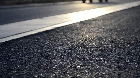 Passing car Stock Footage 92401249