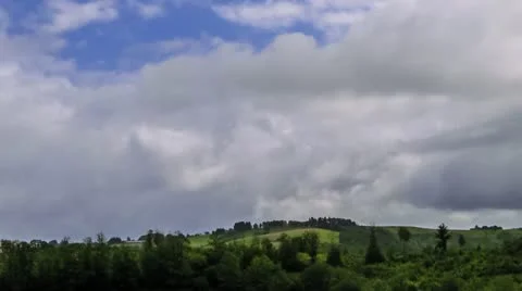 Passing clouds Stock Footage 10873822