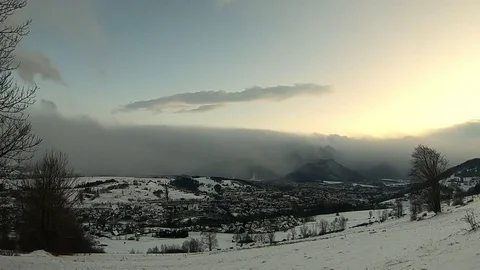 Passing clouds Stock Footage 85121705