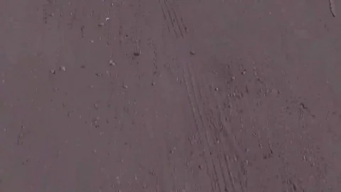 Passing dirt road Stock Footage 69155090