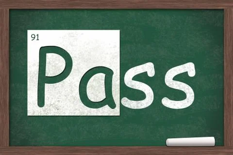 Passing Grade Stock Illustration