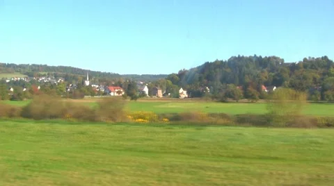 Passing landscape Stock Footage 8979807