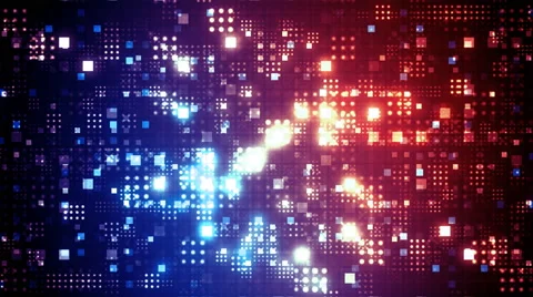 Passing Light Grid Background Stock Footage 52547269