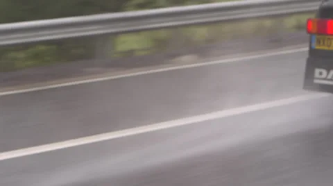 Passing Lorry M4 Video stock 32419430