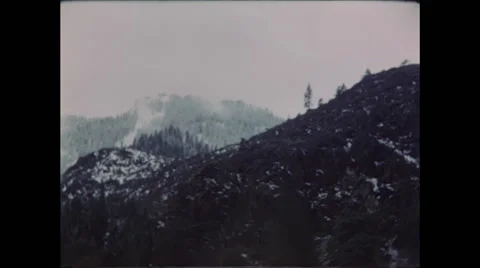 Passing Mountains Video stock 47644590