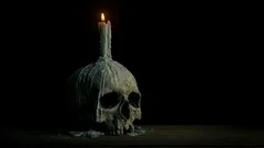 This Creepy Skull Candle 'Bleeds' as It Melts, So It Might Give You  Nightmares