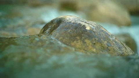 Passing River Water Stock Footage 124161285